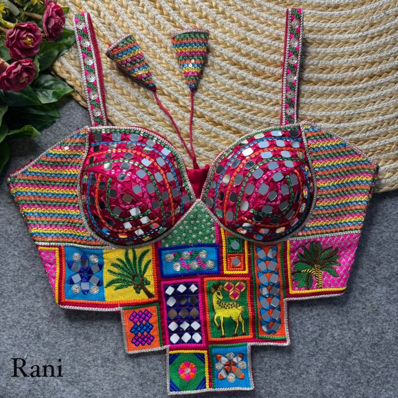 Tew Italian Silk Navratri Special Blouses Collections